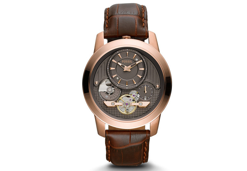Fossil 22mm leather watch band hot sale